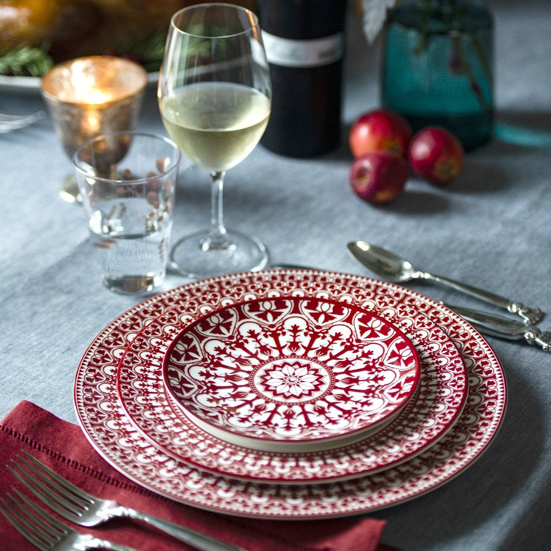 Casablanca Crimson Small Plates, Set of 4