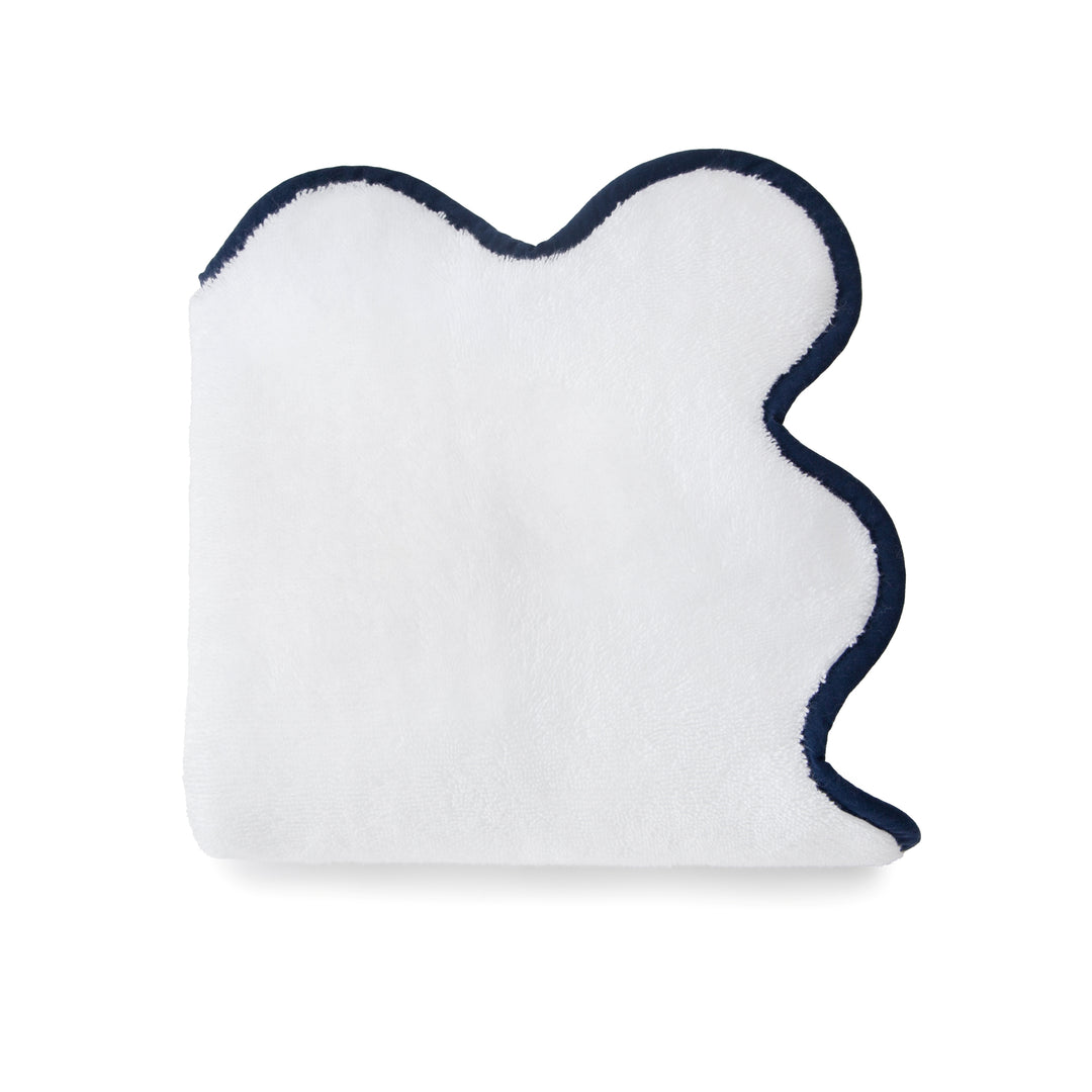 Cherish Towels - White/Navy