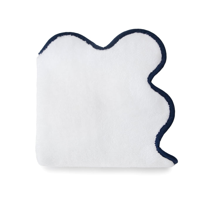 Cherish Towels - White/Navy