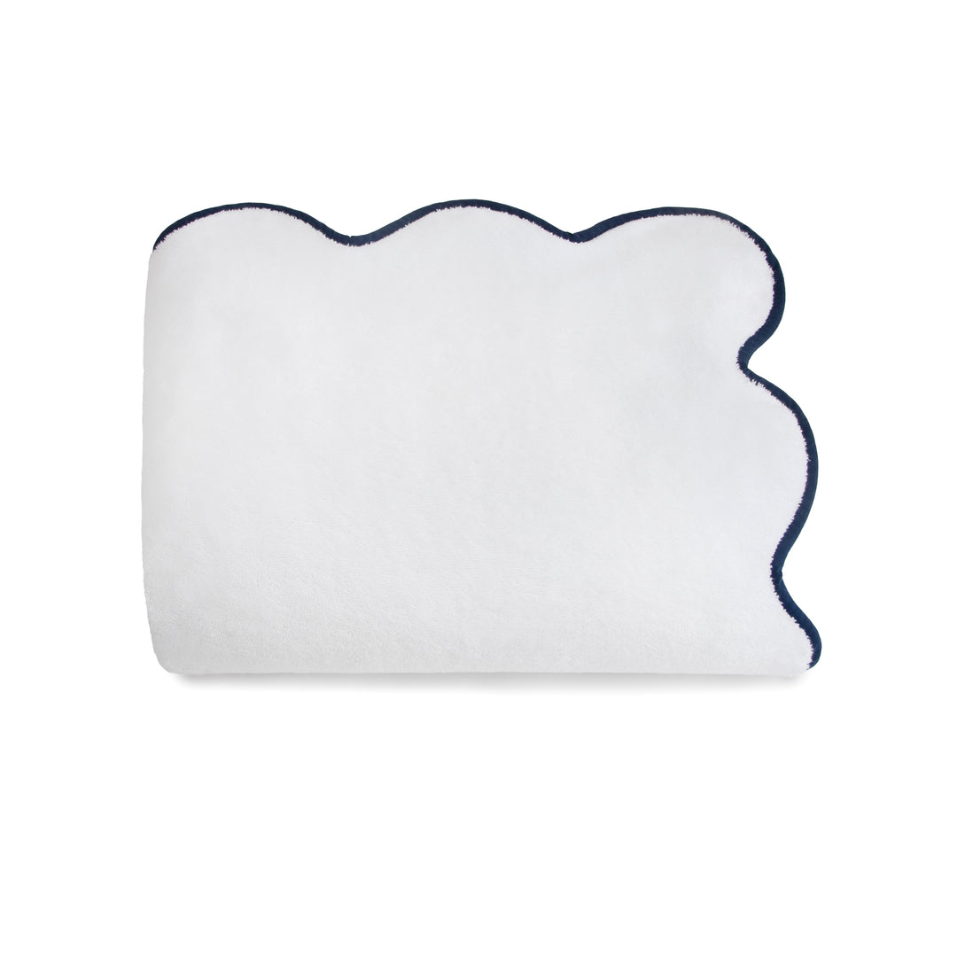 Cherish Towels - White/Navy
