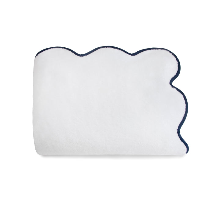Cherish Towels - White/Navy
