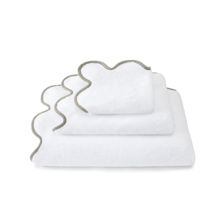Cherish Towels - White/Sage
