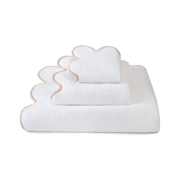 Cherish Towels- White/Sand