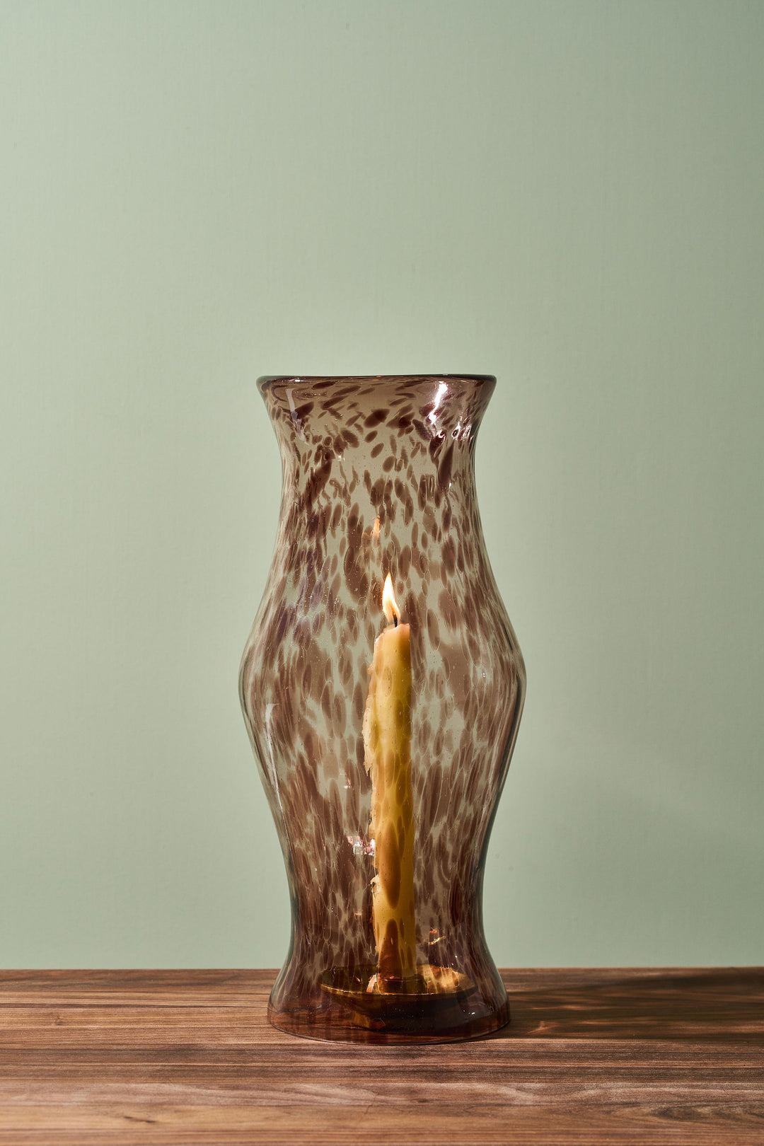 Amethyst Marble Hurricane - Artisan 14"