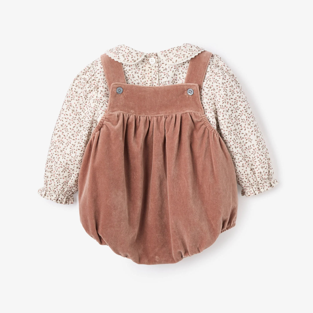 back of baby girl romper for fall
