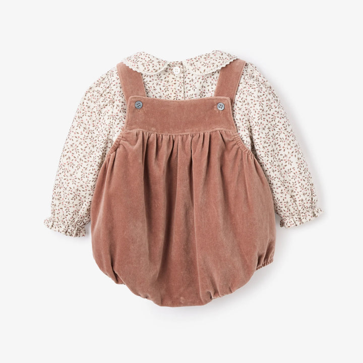 back of baby girl romper for fall