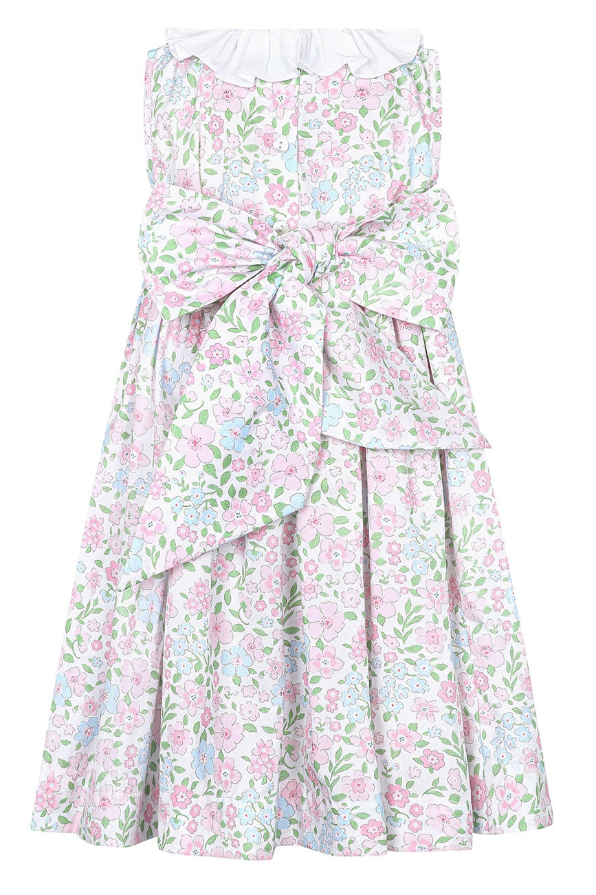 Floral Dress with a Bow detail on back