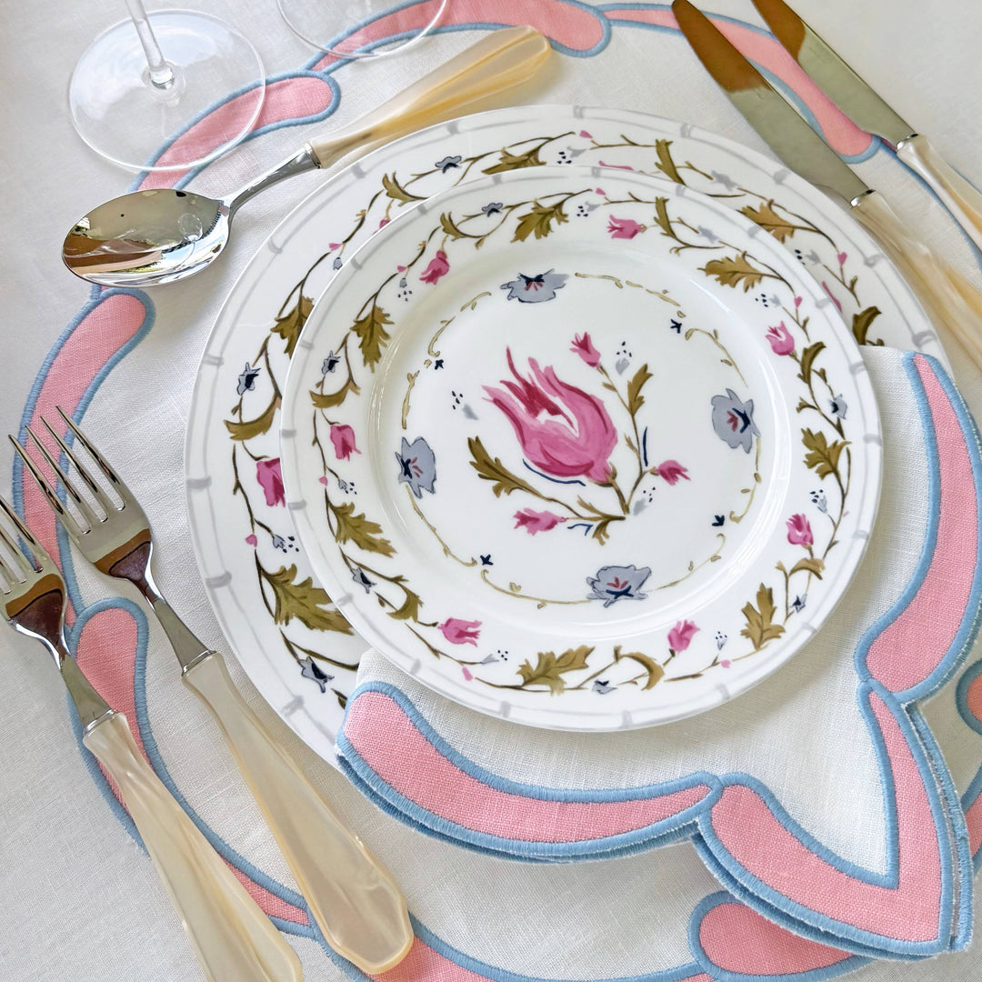 English Garden Tulip dinner plate - Set of 4