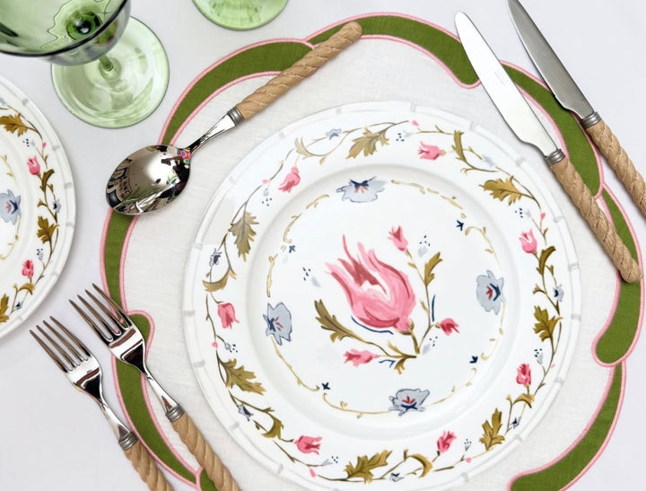 English Garden Tulip dinner plate - Set of 4