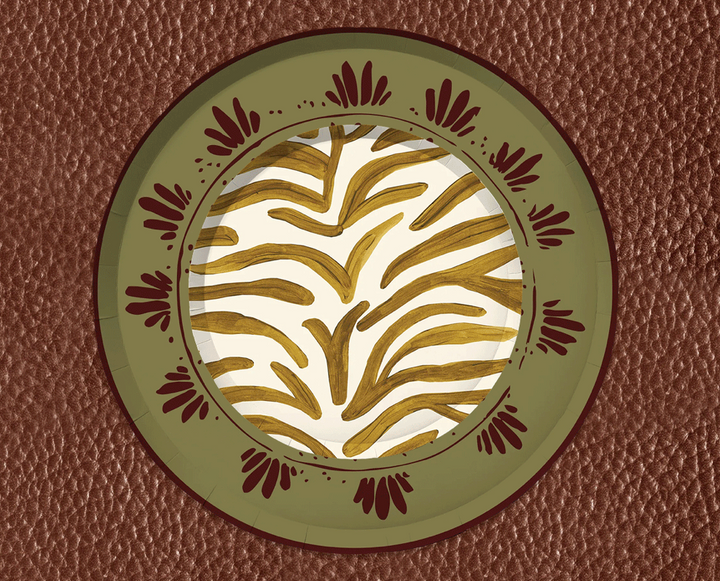 Table Two styled paper plates