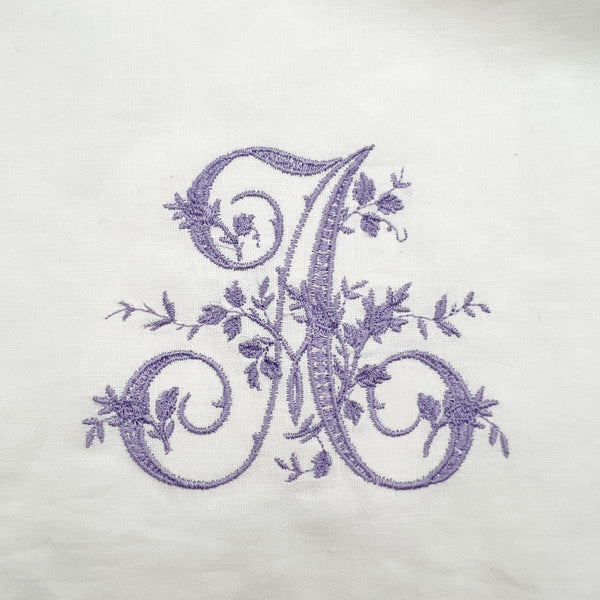 French Alphabet in Amethyst