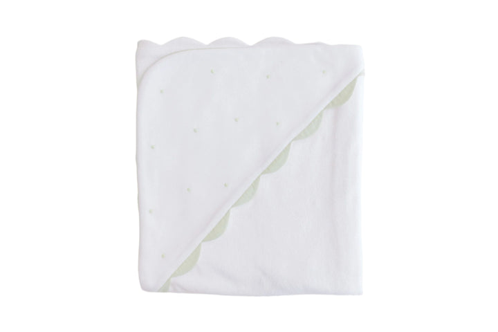 Hooded Towel - Embroidered Dots