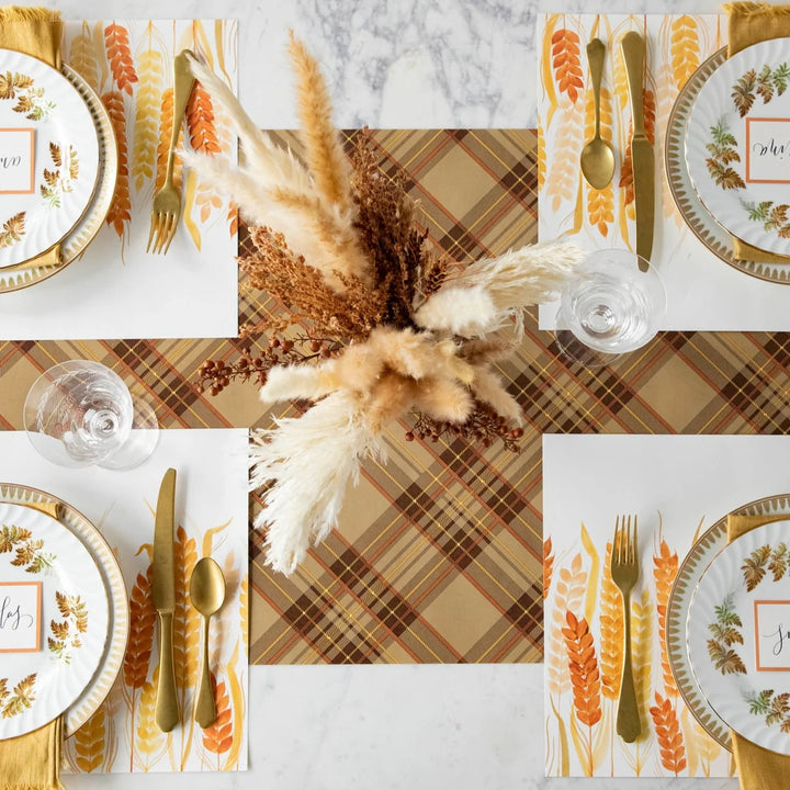 Hester & Cook Autumn Plaid Table Runner
