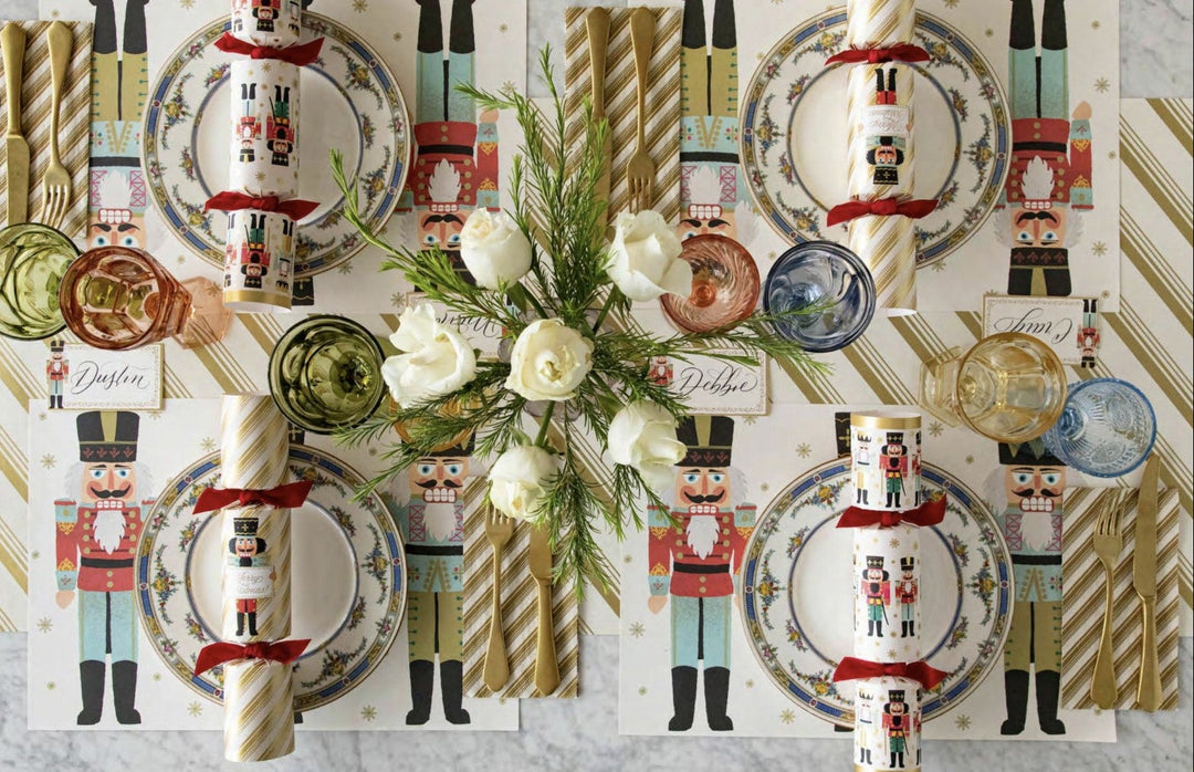 Hester & Cook Nutcracker Paper Placemats - Set of 18