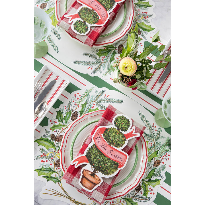 Hester & Cook Holiday Topiary Table Accents – Set of 12