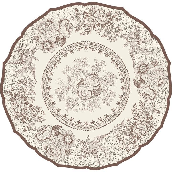 Hester & Cook Die-Cut Brown Asiatic Pheasants Placemat - Set of 12