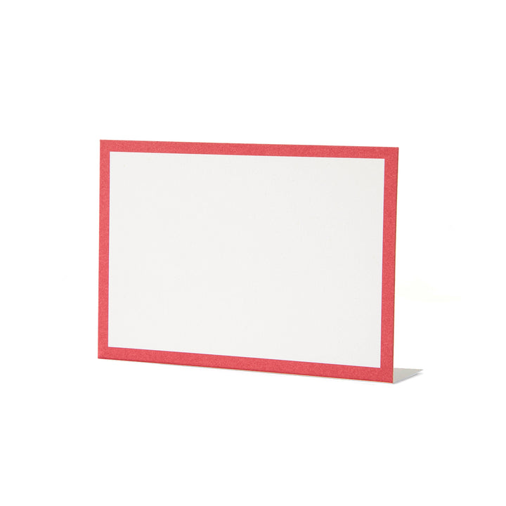 Hester & Cook Red Classic Place Cards – Set of 12