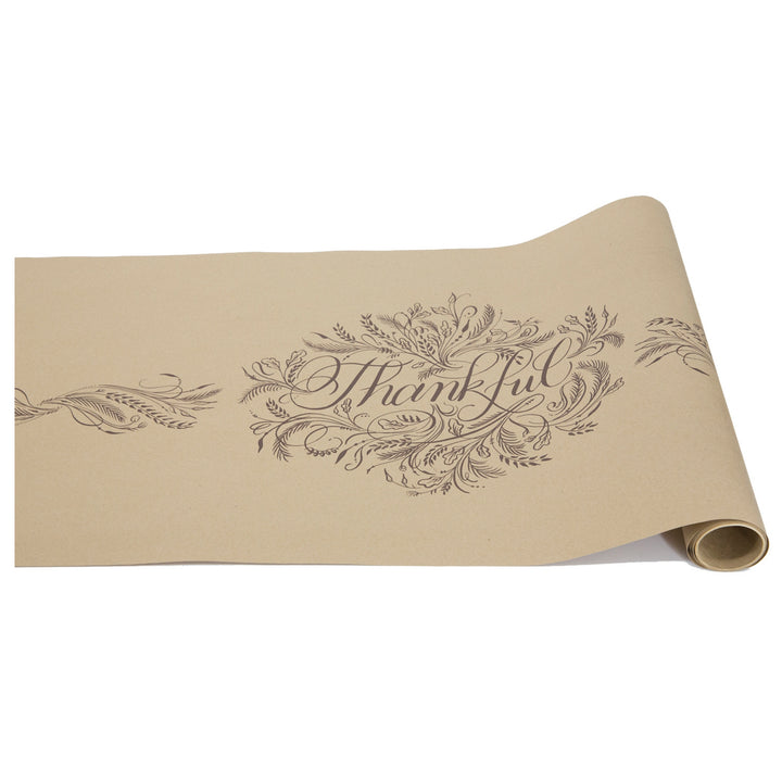 Hester & Cook Thankful Paper Table Runner