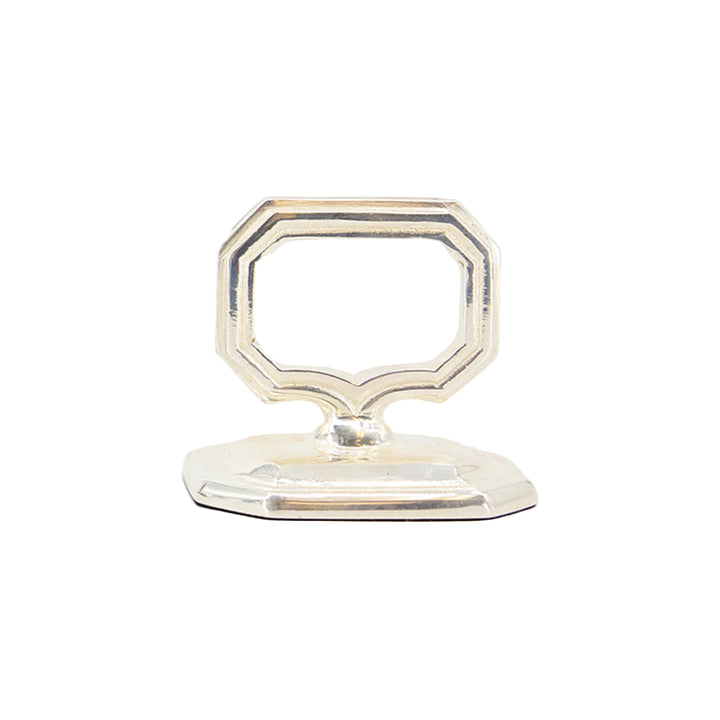 Hester & Cook Napkin Ring & Place Card Holder - Silver