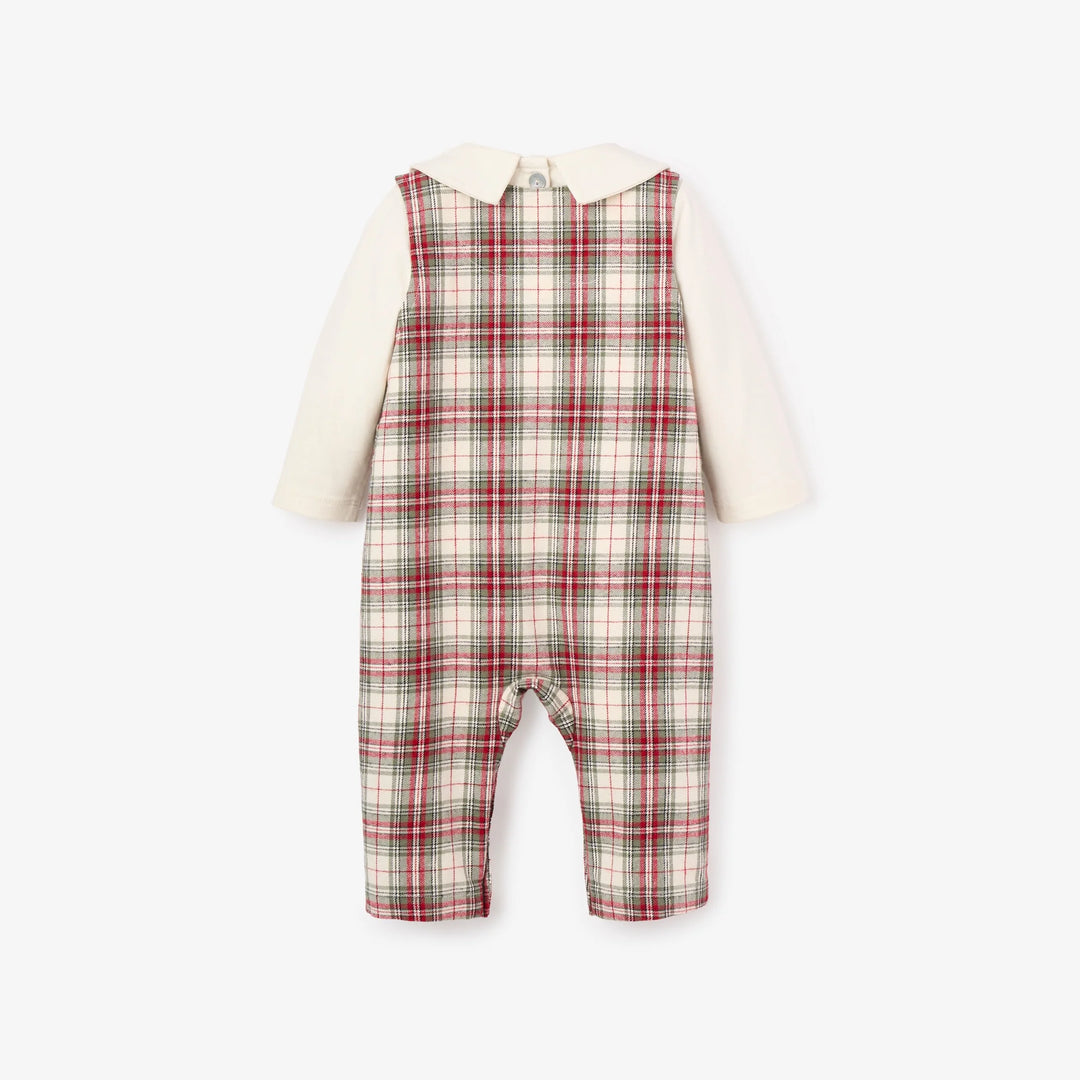 Winter Tartan Jon Jon and Shirt Set