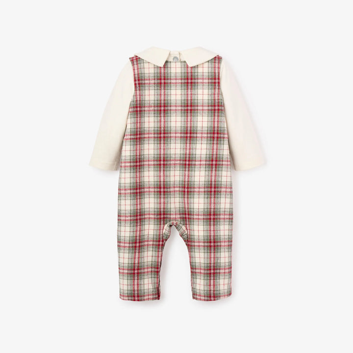 Winter Tartan Jon Jon and Shirt Set