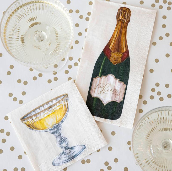 Champagne Coupe Cocktail Napkins