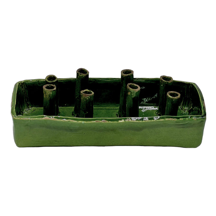 Ceramic Boat Tulipiere - Green