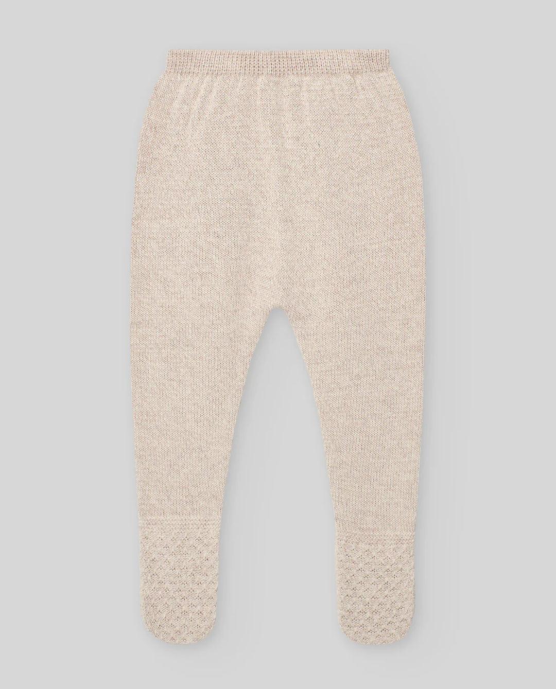 Newborn Baby Girl Beige Sweater Set - Area