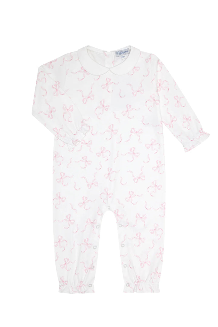 Charming Bows Print Romper