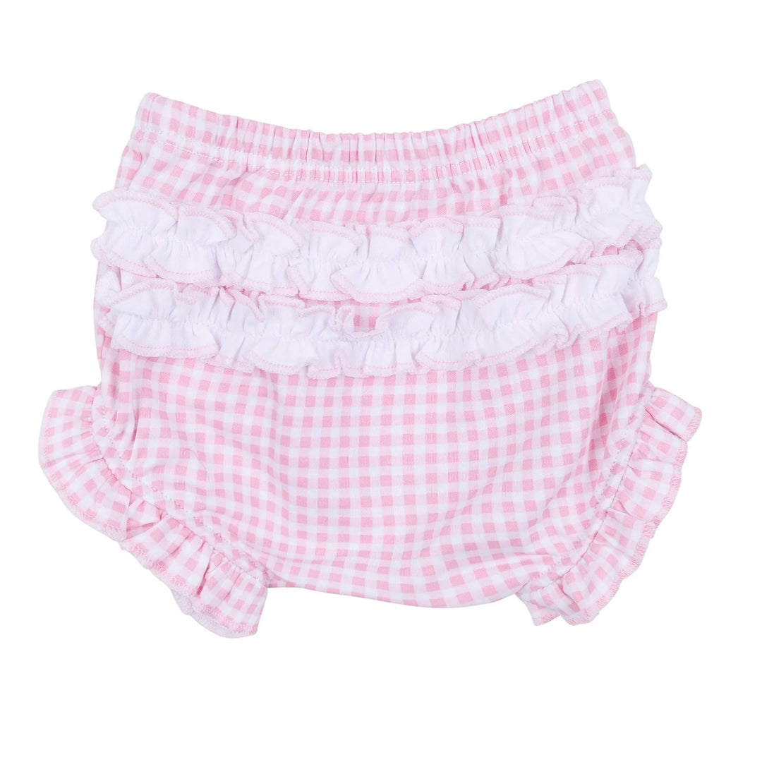 Apple of my Eye Collared Ruffle S/S Diaper Cover Set