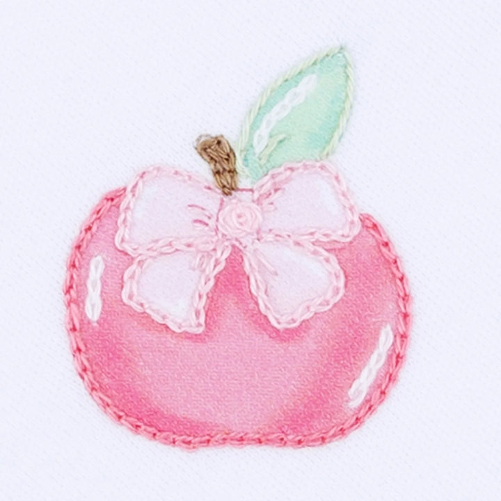 Apple of my Eye Collared Ruffle S/S Diaper Cover Set