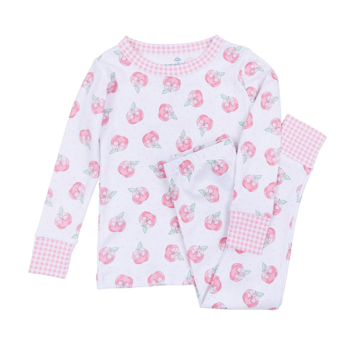 Girls Apple of My Eye Long Sleeve Pajamas