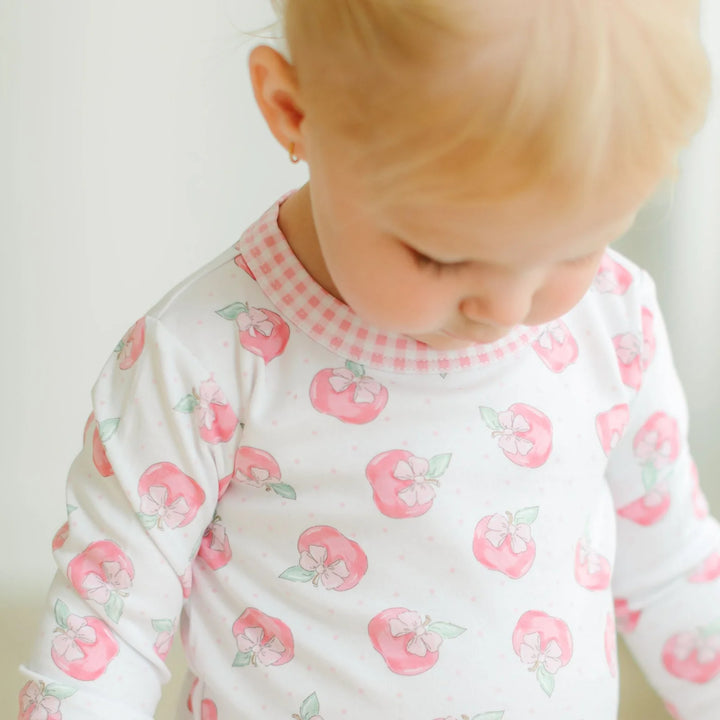 Girls Apple of My Eye Long Sleeve Pajamas