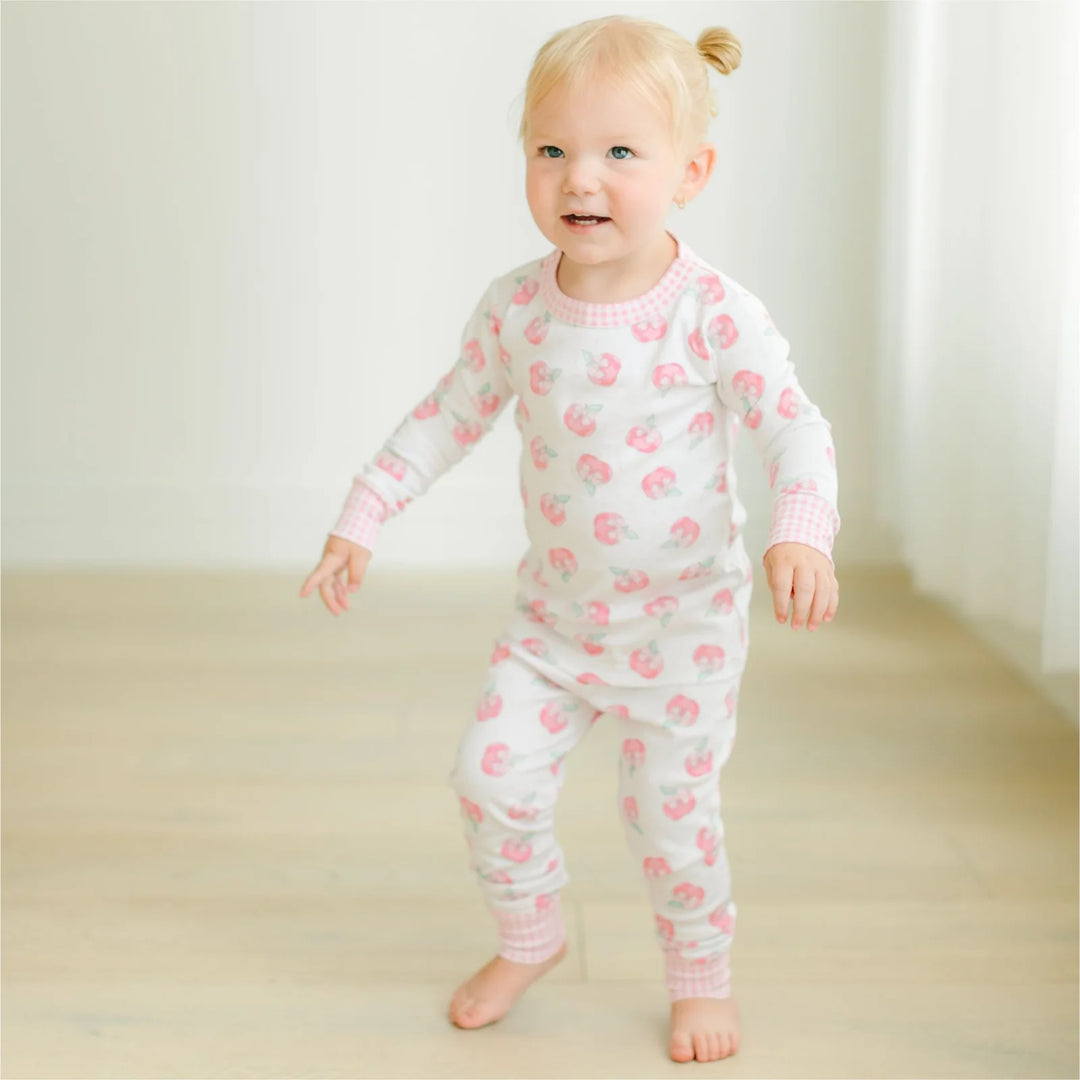 Girls Apple of My Eye Long Sleeve Pajamas