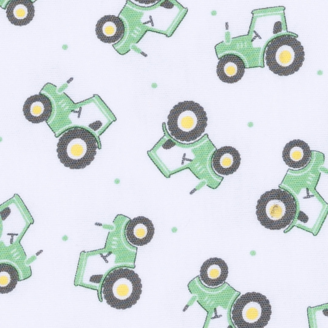 Lil' Green Tractor Long Pajamas