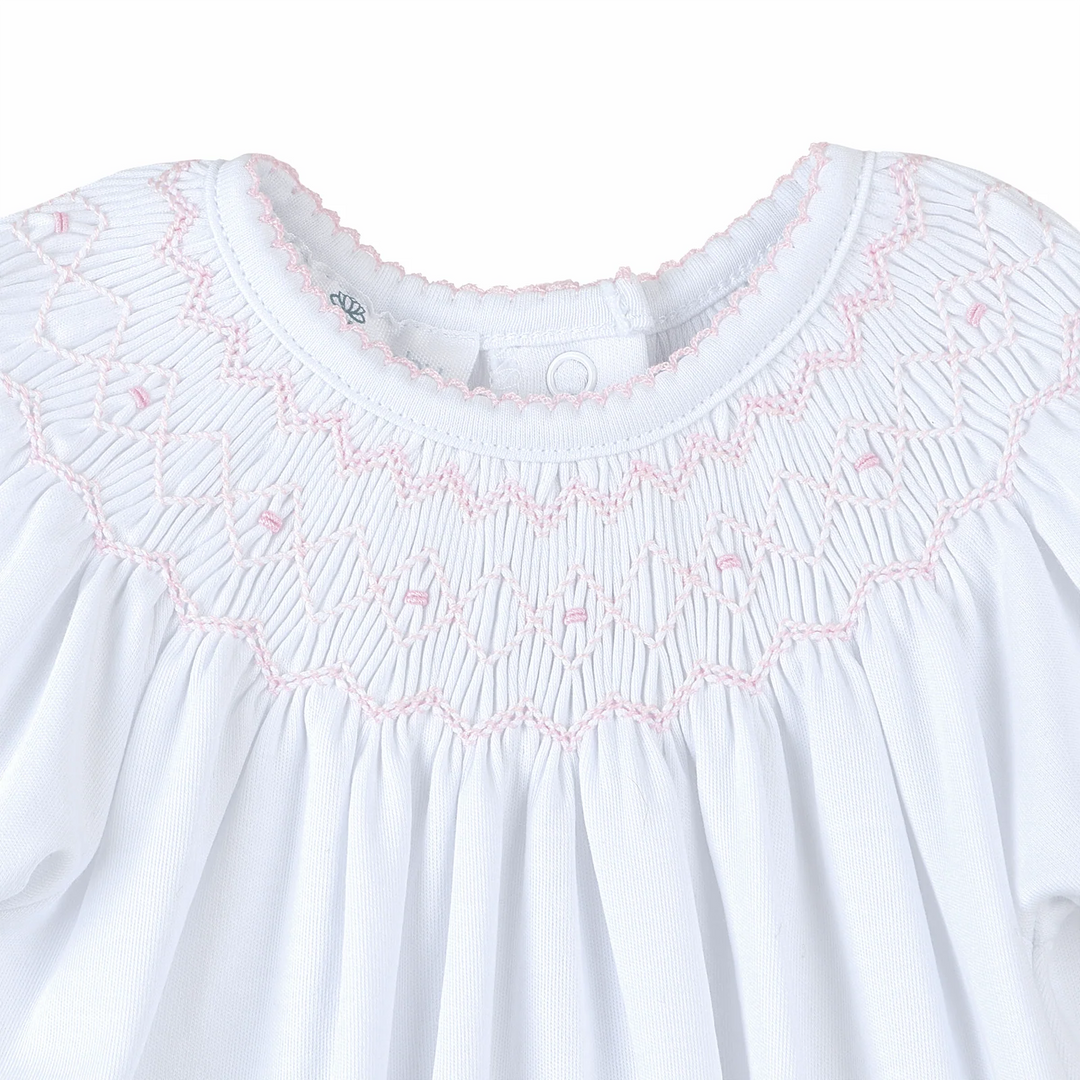 Lizzie's Classics Bishop Short Sleeve Bubble - Pink