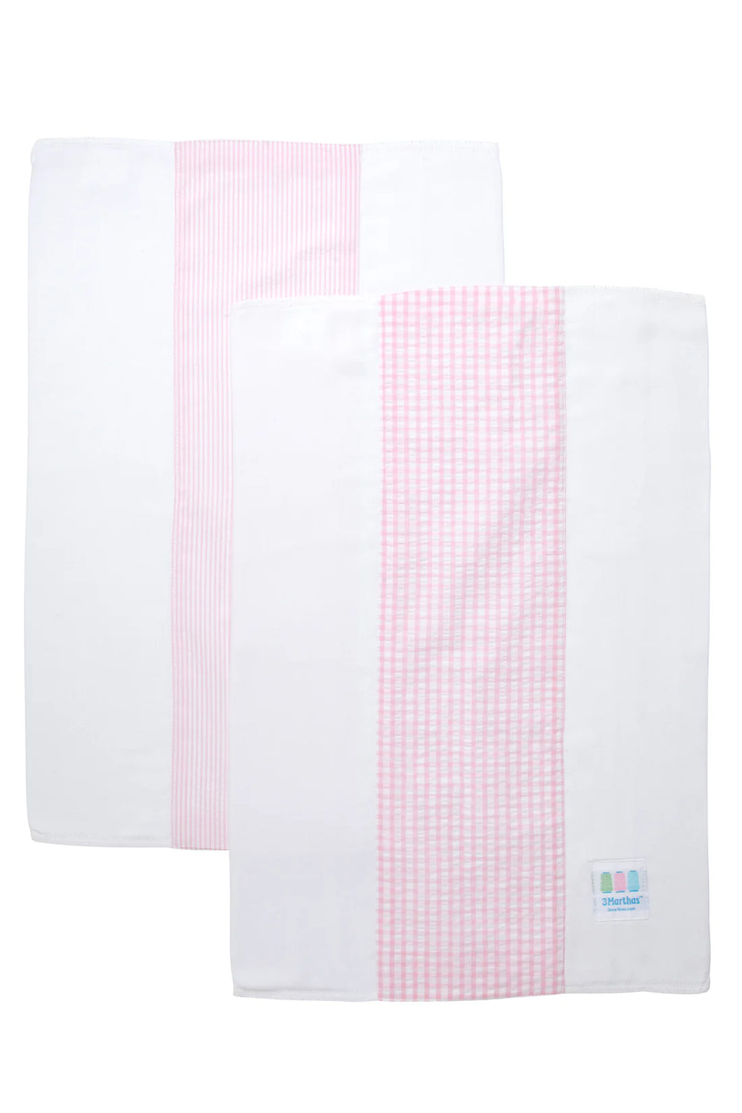 Set of 2 Burp Cloths - Pink