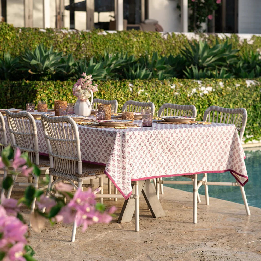Pomegranate Anika Fuchsia Tablecloth