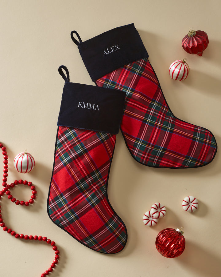 Petite Plume Imperial Tartan Stocking