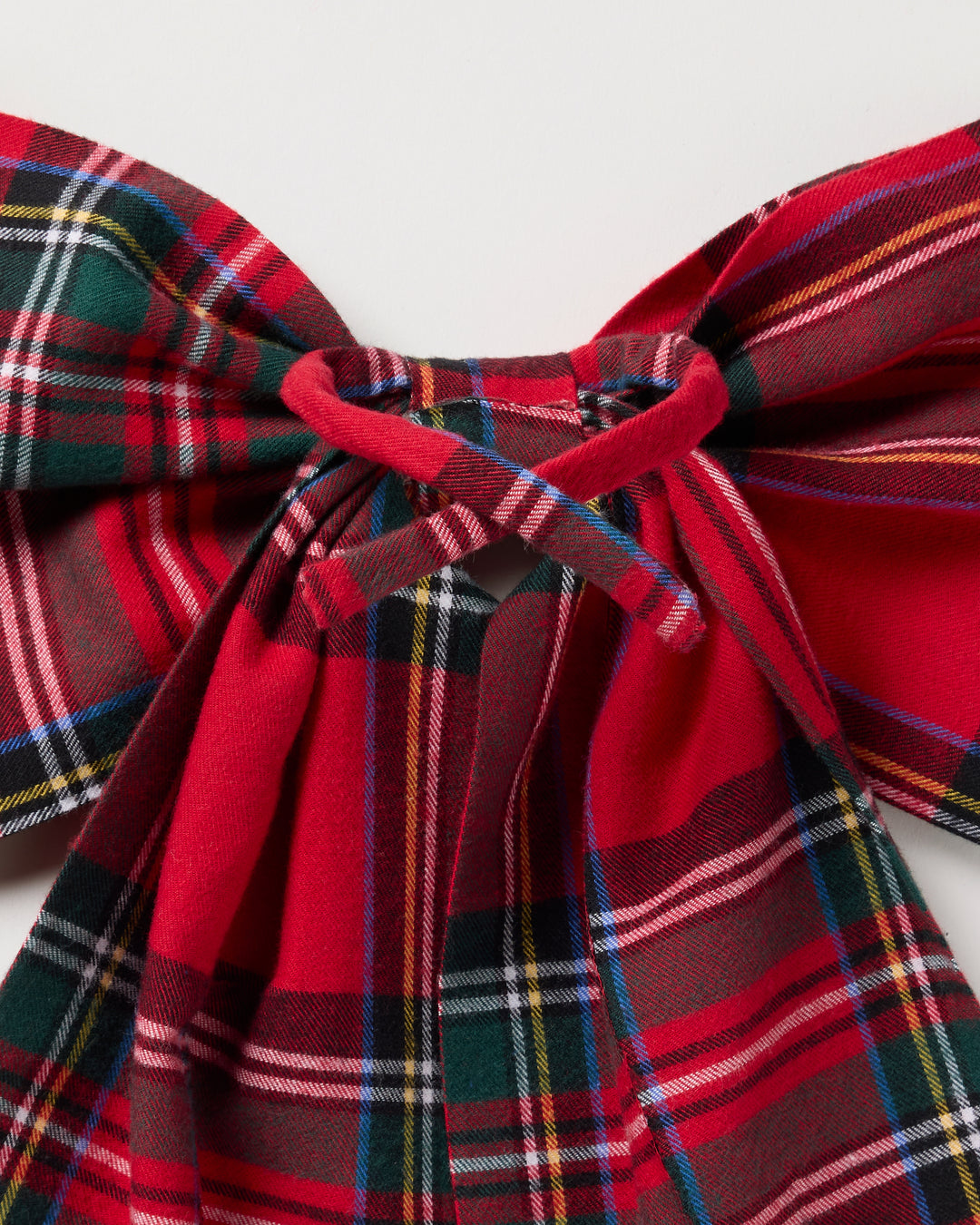 Petite Plume Imperial Tartan Wreath Bow