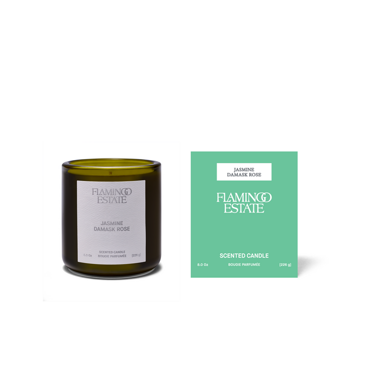 Flamingo Estate Jasmine Damask Rose Candle