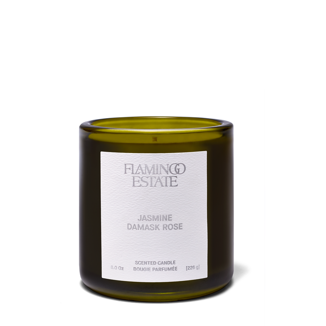 Flamingo Estate Jasmine Damask Rose Candle