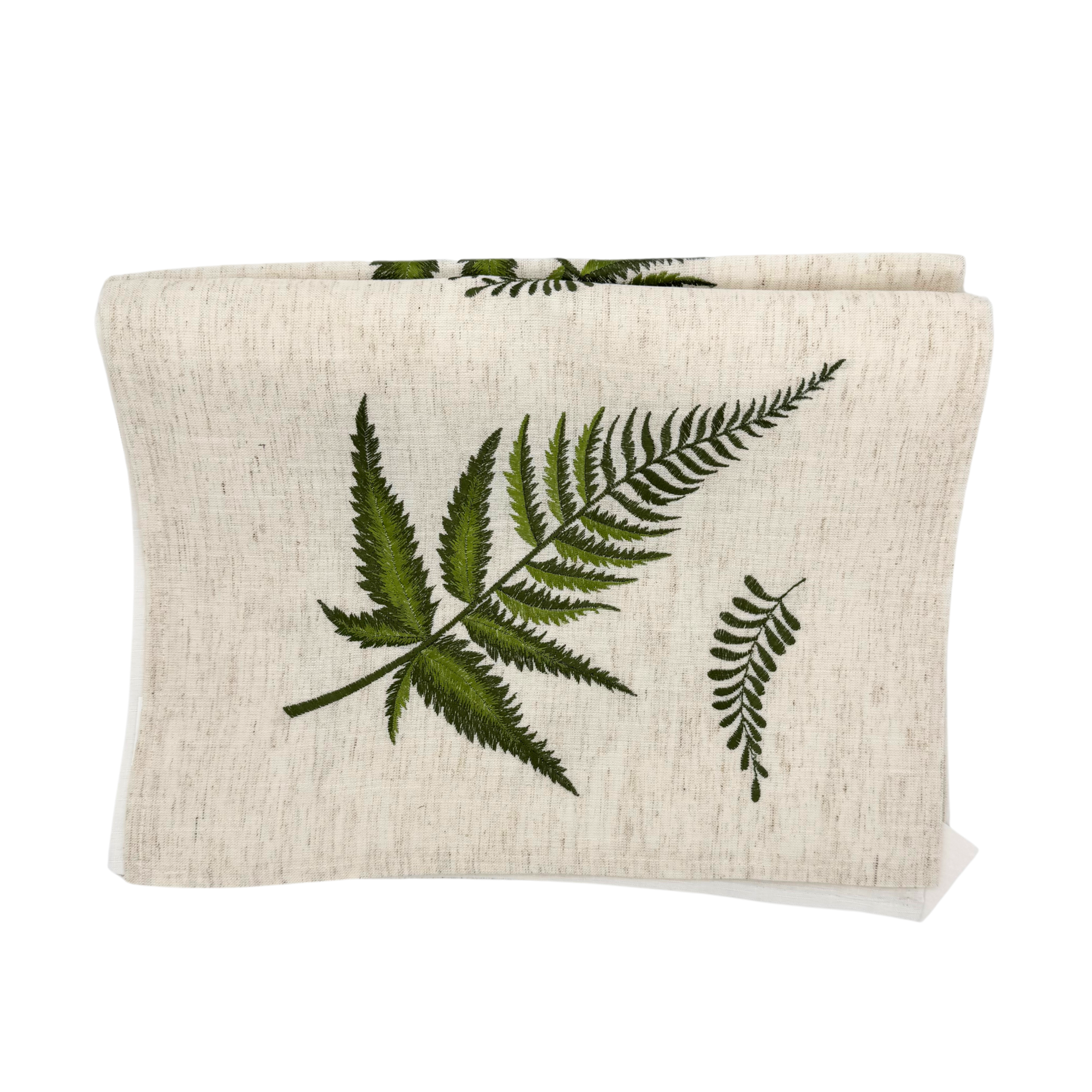 K and K Tabletops Fern Table Runner
