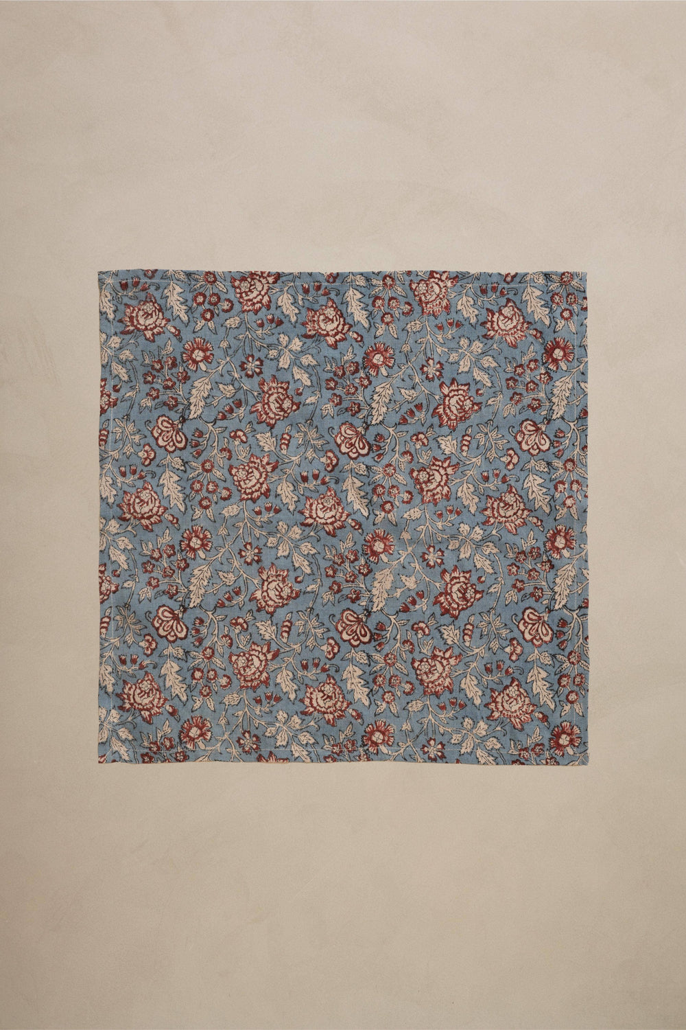 photo of napkin against a grey background