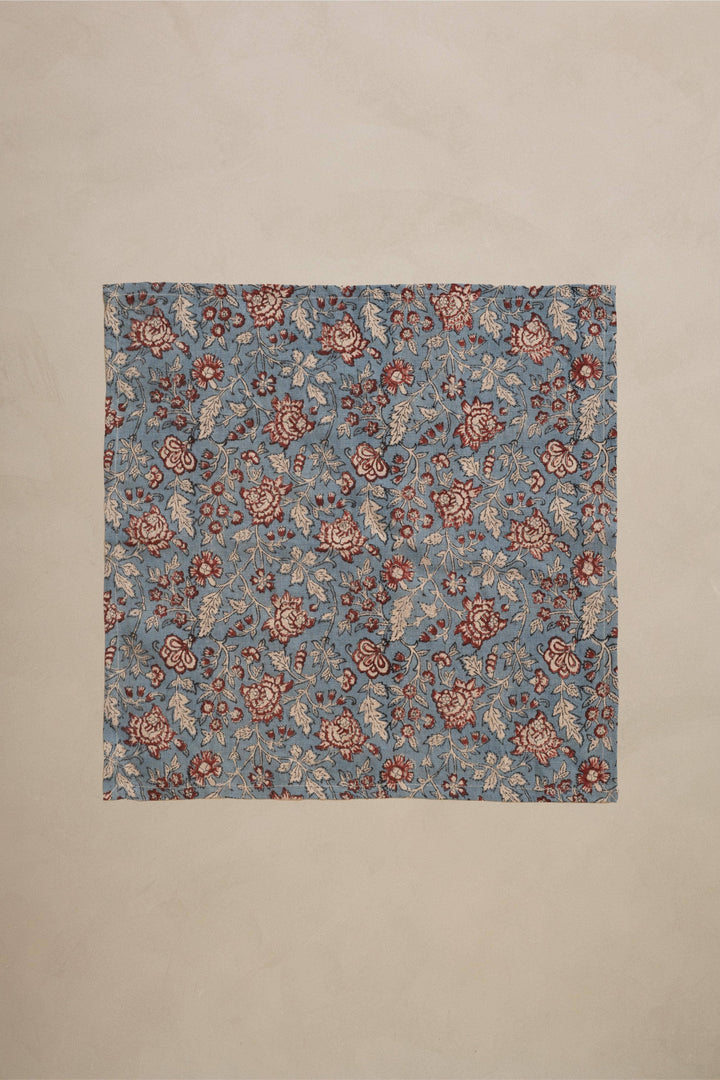 photo of napkin against a grey background