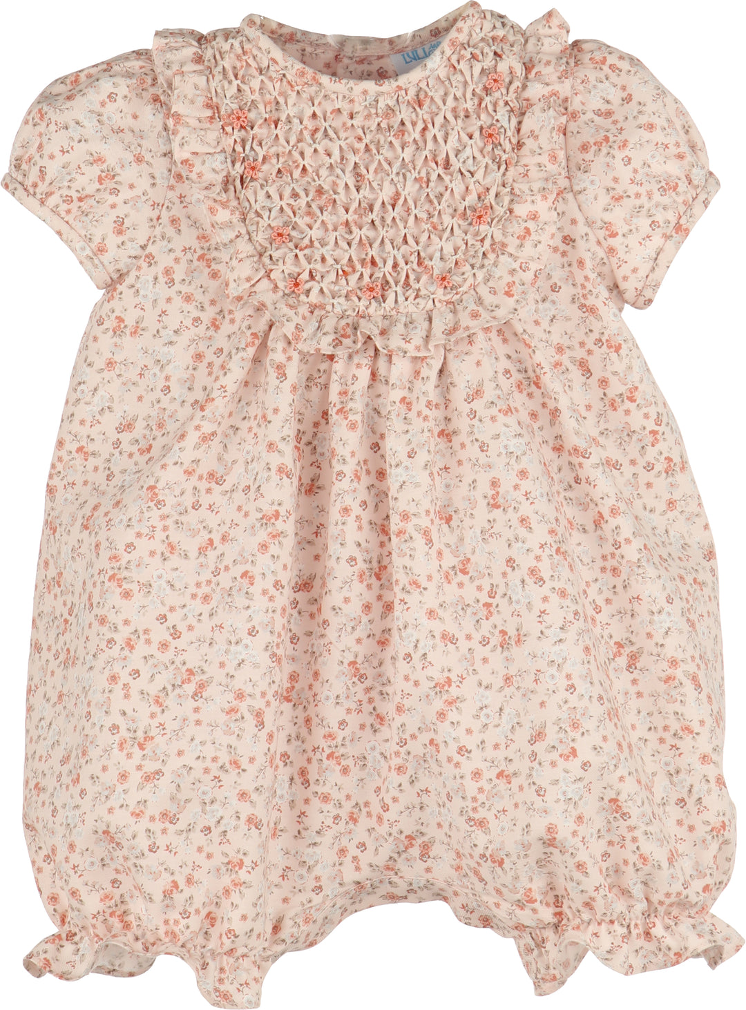 Smocked Floral Bubble