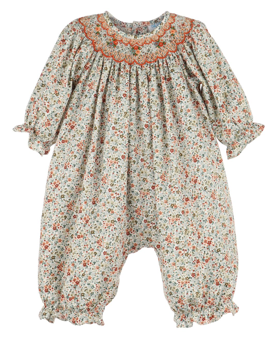 Floral baby romper