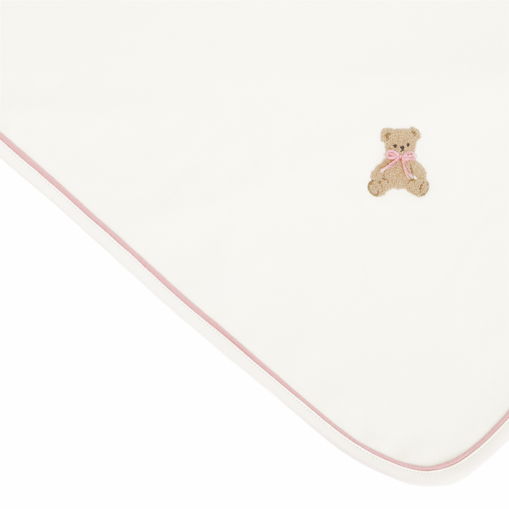 Bear Hugs Pima Cotton Blanket Dusty Rose