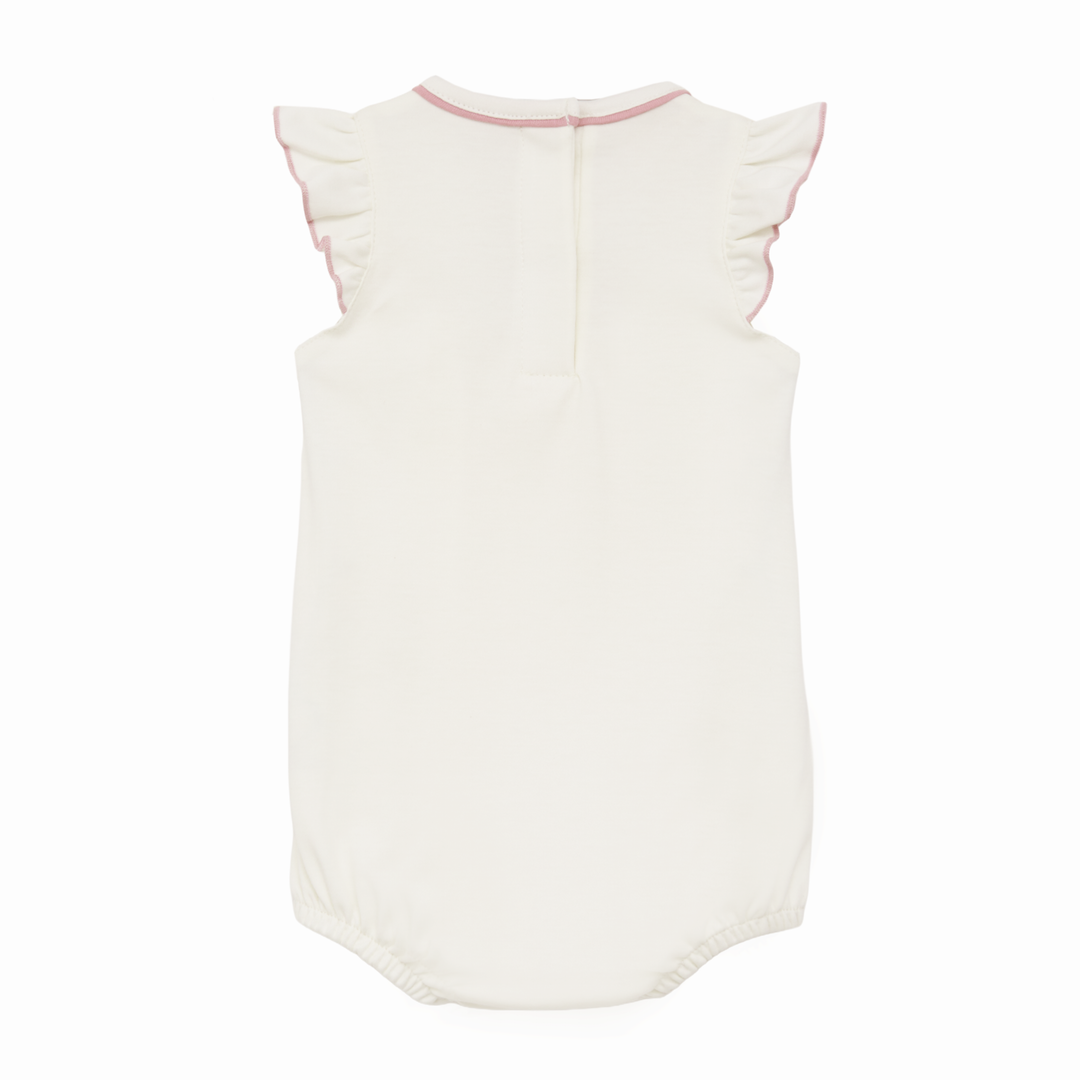 Back of Baby Girl Romper