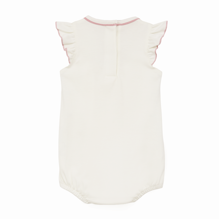 Back of Baby Girl Romper